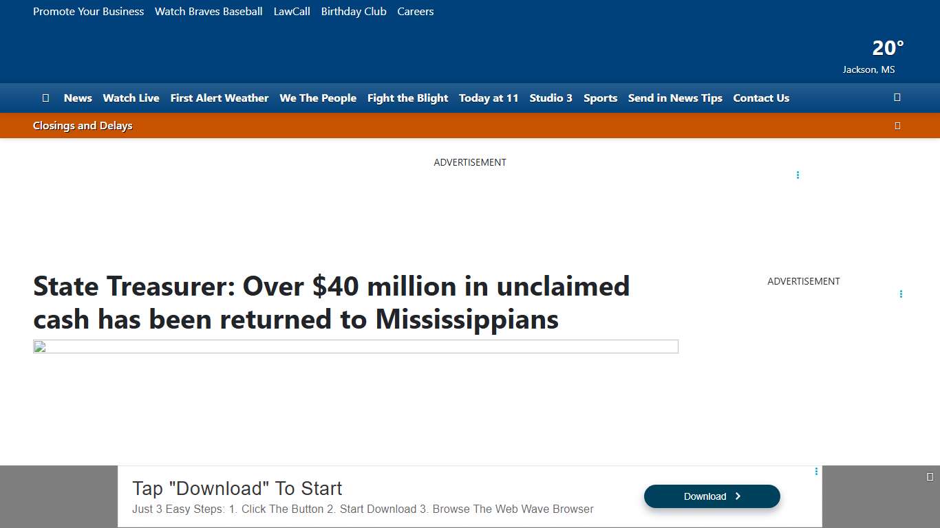 State Treasurer: Over $40 million in unclaimed cash has been returned to Mississippians